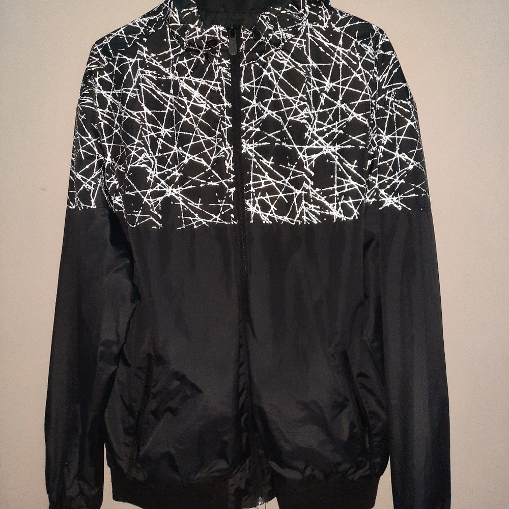 CSG black windbreaker